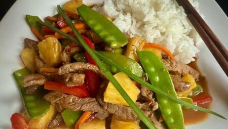 Beef and Pineapple Stir Fry