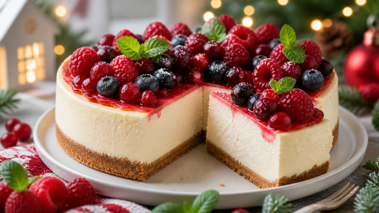 Christmas Cheesecake Recipe